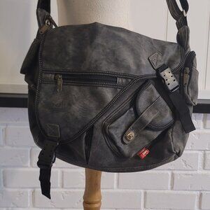 Vintage Diesel cyber tech messenger bag